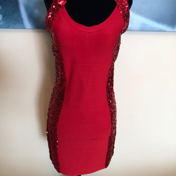 GUESS sequin mirage dress - Picture 2 of 12